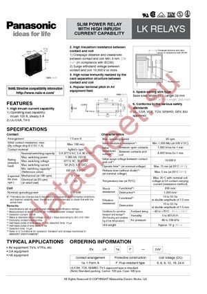 LK1AF-24V datasheet  